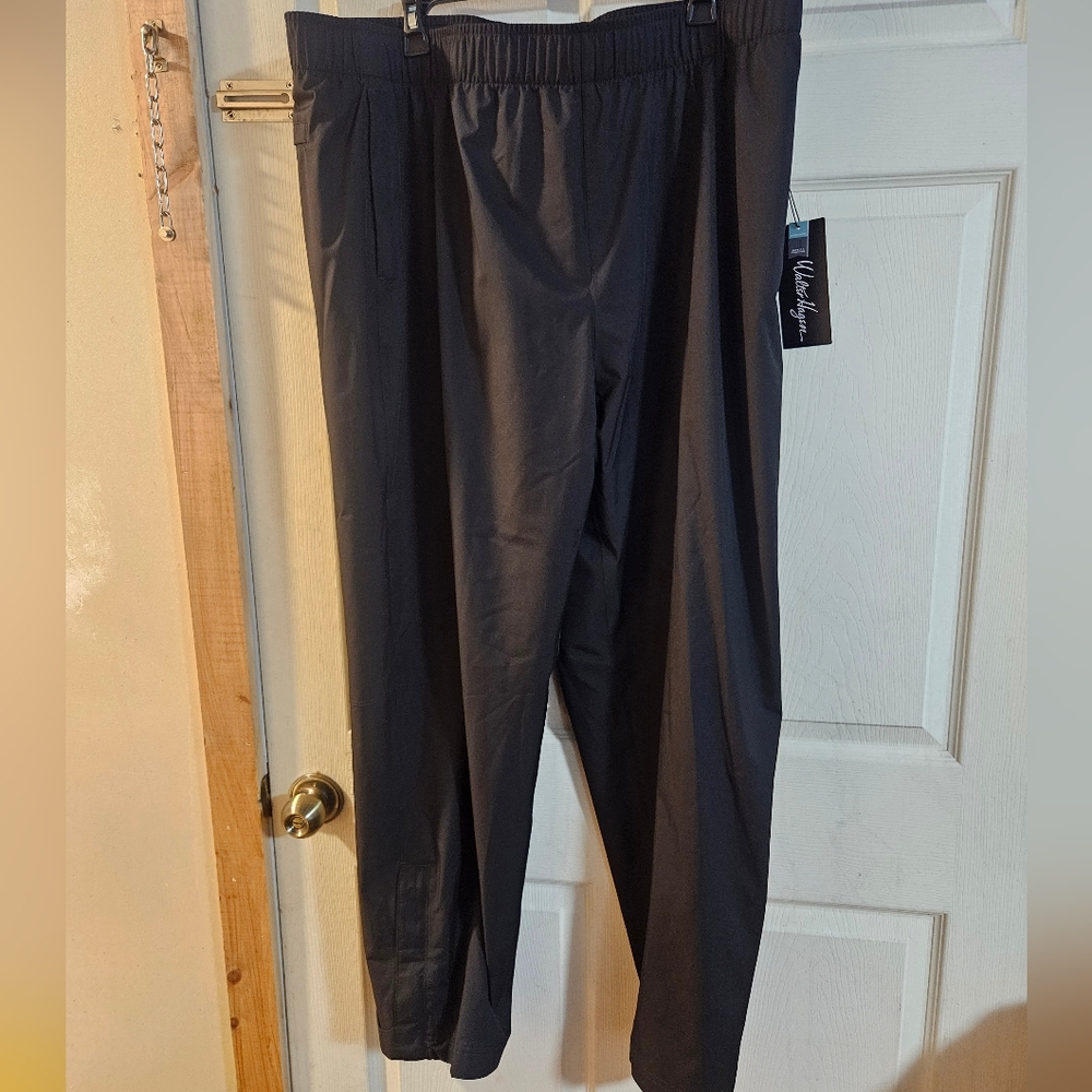 Walter Hagen Menโs HydroHalt Golf Rain Pants: BLACK: NEW WITH TAGS: SIZE XXL